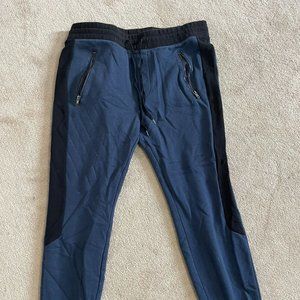 Guess Leonardo Jogger Sweatpants Blue Size Large